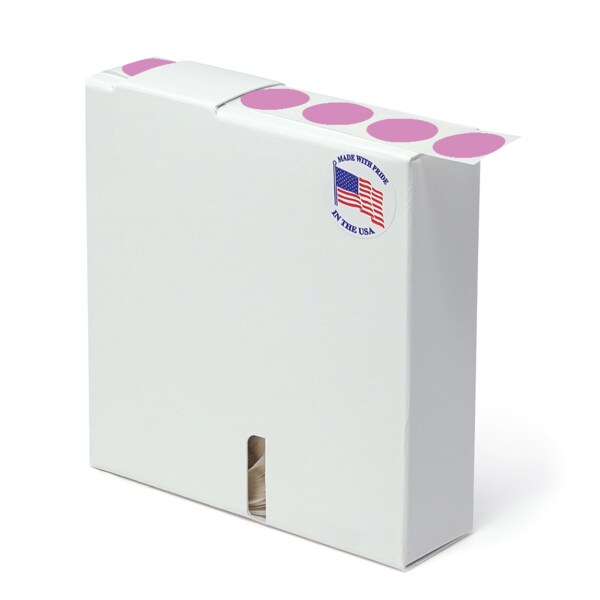 3/4" Color Coding Dots Magenta - Roll Form